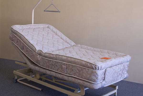 electric bed lift and mattress for hospice patients